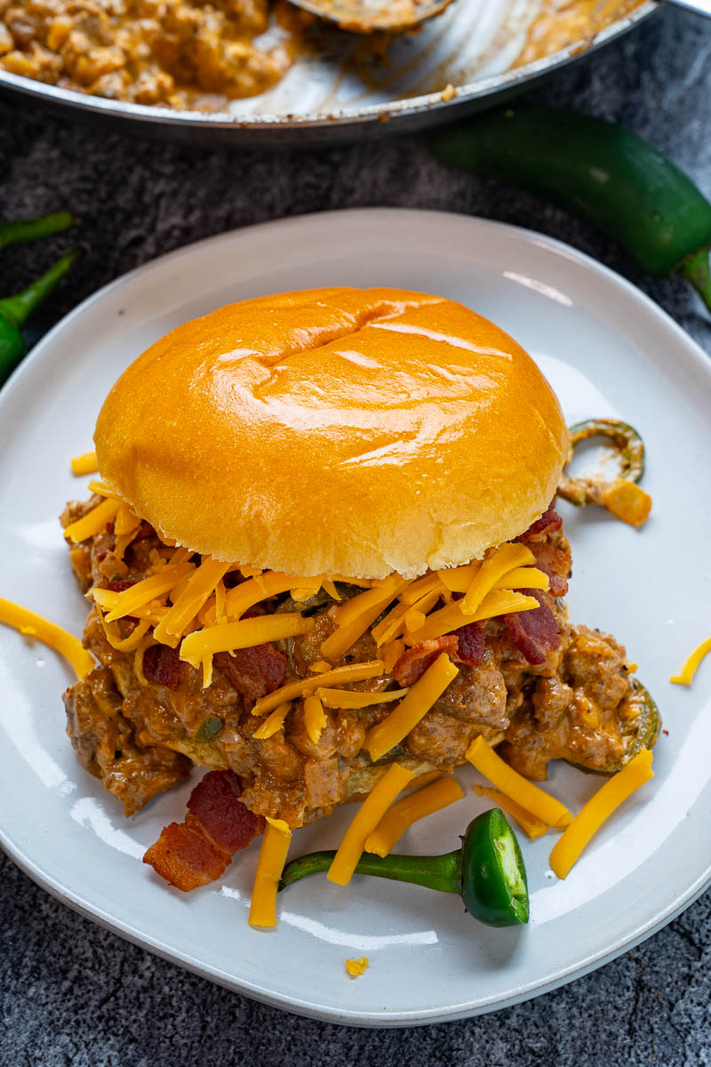 Jalapeno Popper Sloppy Joes