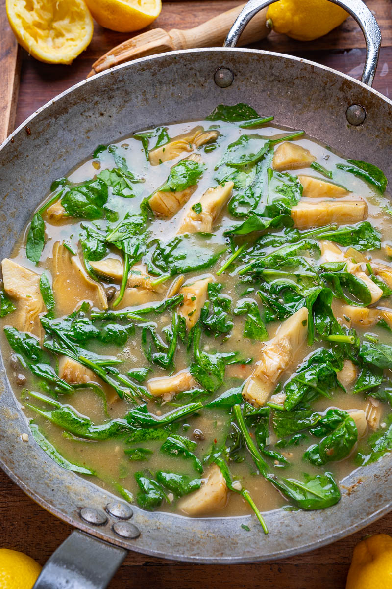 Spinach and Artichoke Chicken Piccata Spinach and Artichoke Chicken Piccata