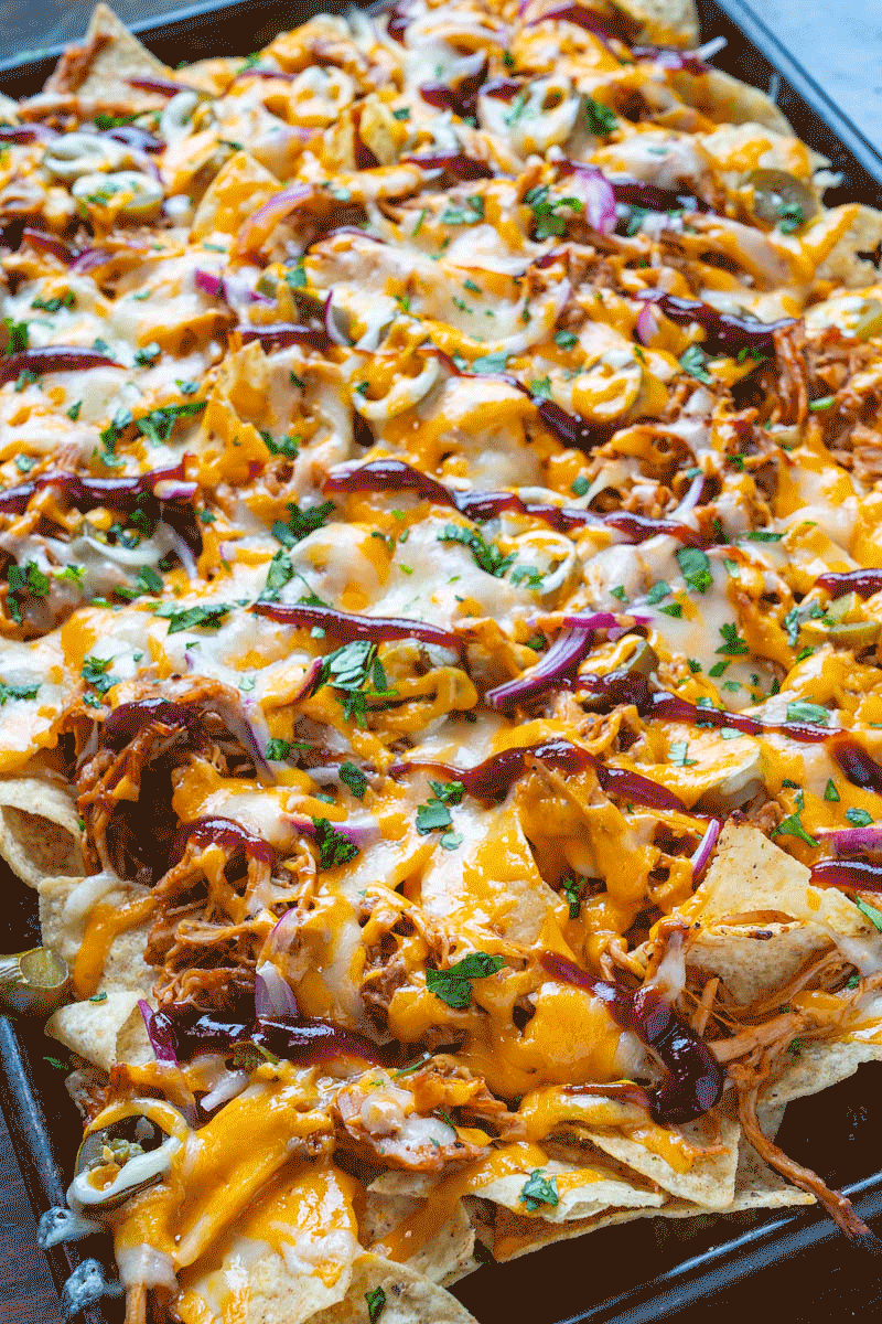 BBQ Pulled Pork Nachos BBQ Pulled Pork Nachos