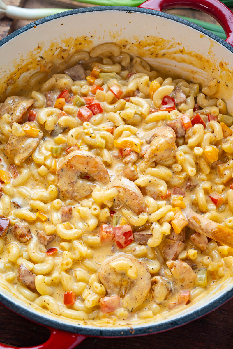 Cajun Shrimp and Sausage Mac and Cheese Cajun Shrimp and Sausage Mac and Cheese