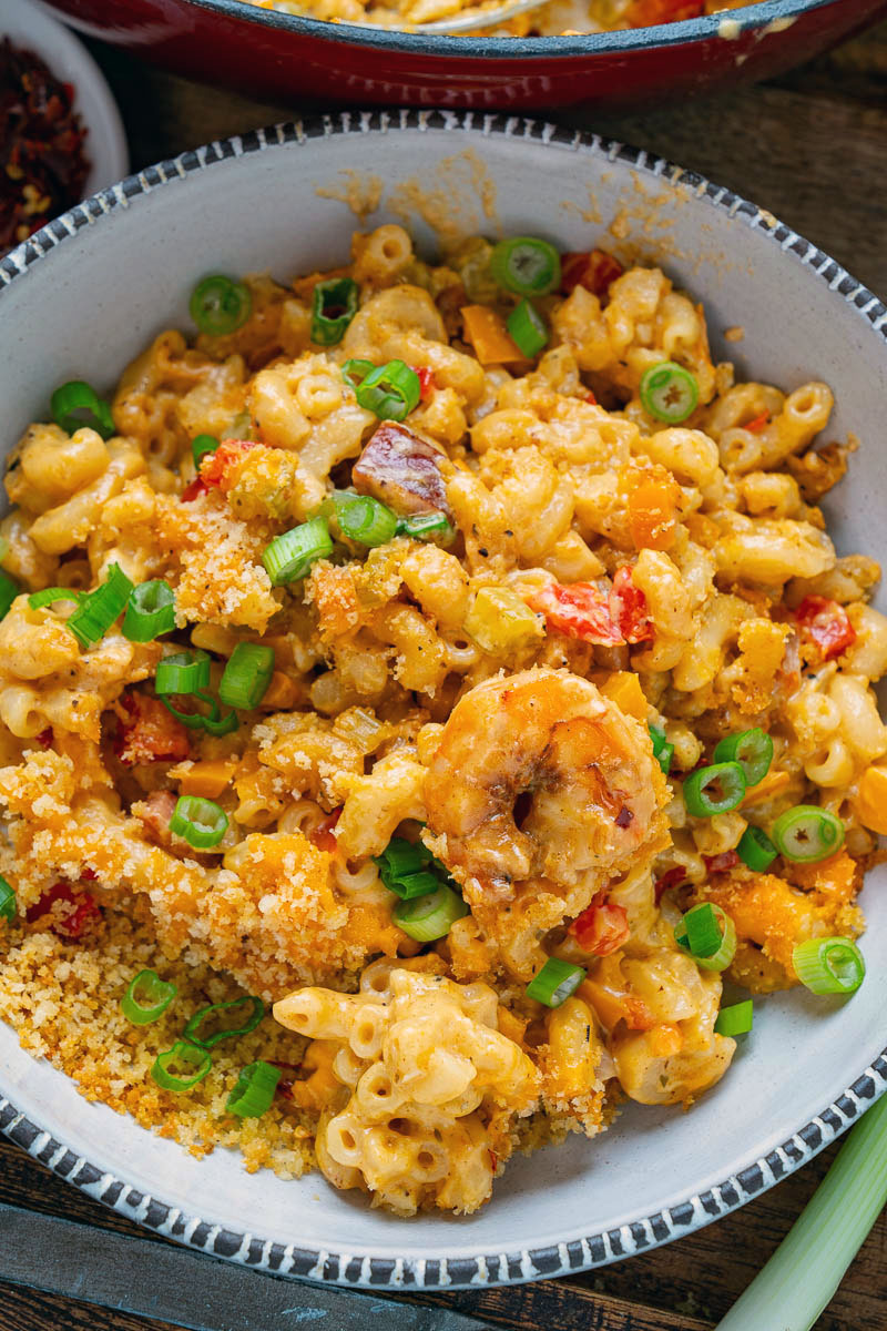 Cajun Shrimp and Sausage Mac and Cheese Cajun Shrimp and Sausage Mac and Cheese