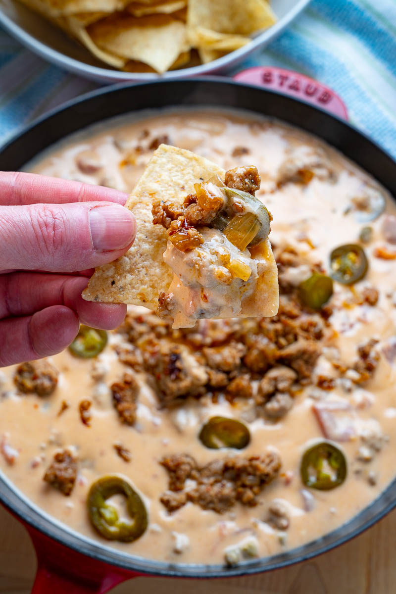 Hot Cheesy Sausage Dip Hot Cheesy Sausage Dip