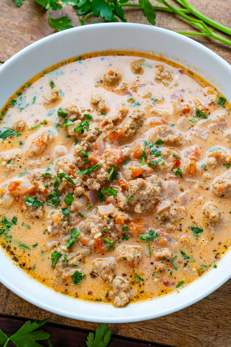 Creamy Parmesan Italian Sausage Soup Creamy Parmesan Italian Sausage Soup