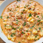 Creamy Parmesan Italian Sausage Soup