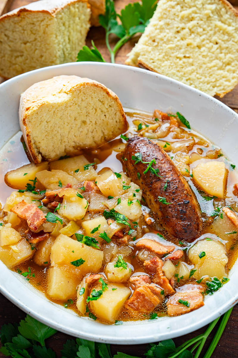 Dublin Coddle (Irish Sausage and Potato Stew) Dublin Coddle (Irish Sausage and Potato Stew)