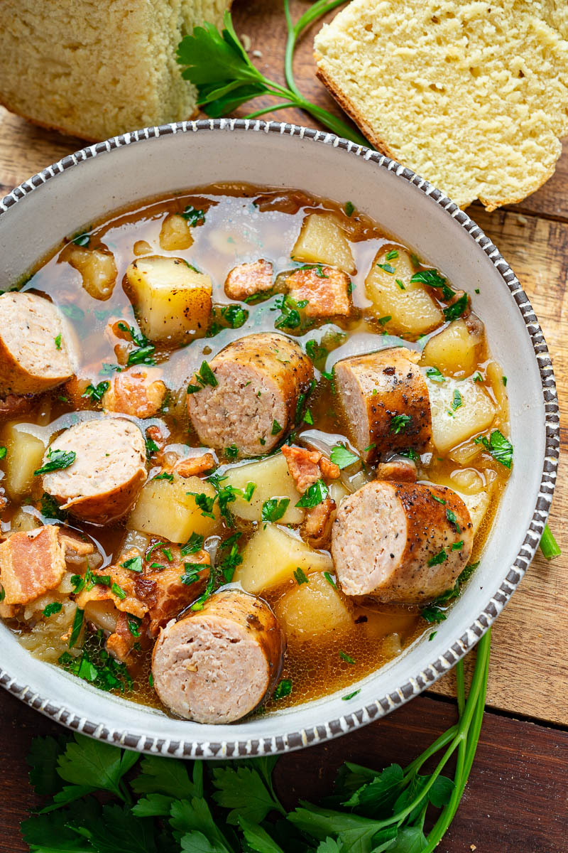 Dublin Coddle (Irish Sausage and Potato Stew)