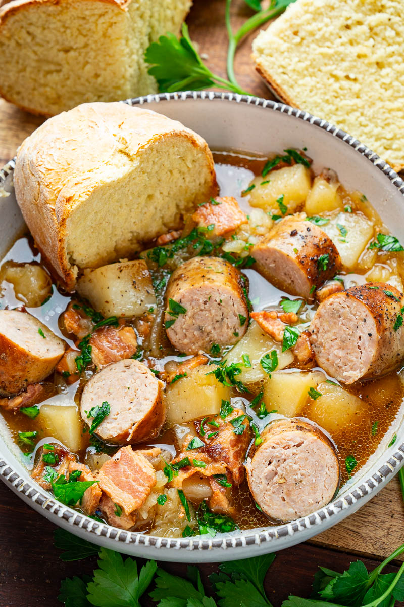 Dublin Coddle (Irish Sausage and Potato Stew) Dublin Coddle (Irish Sausage and Potato Stew)