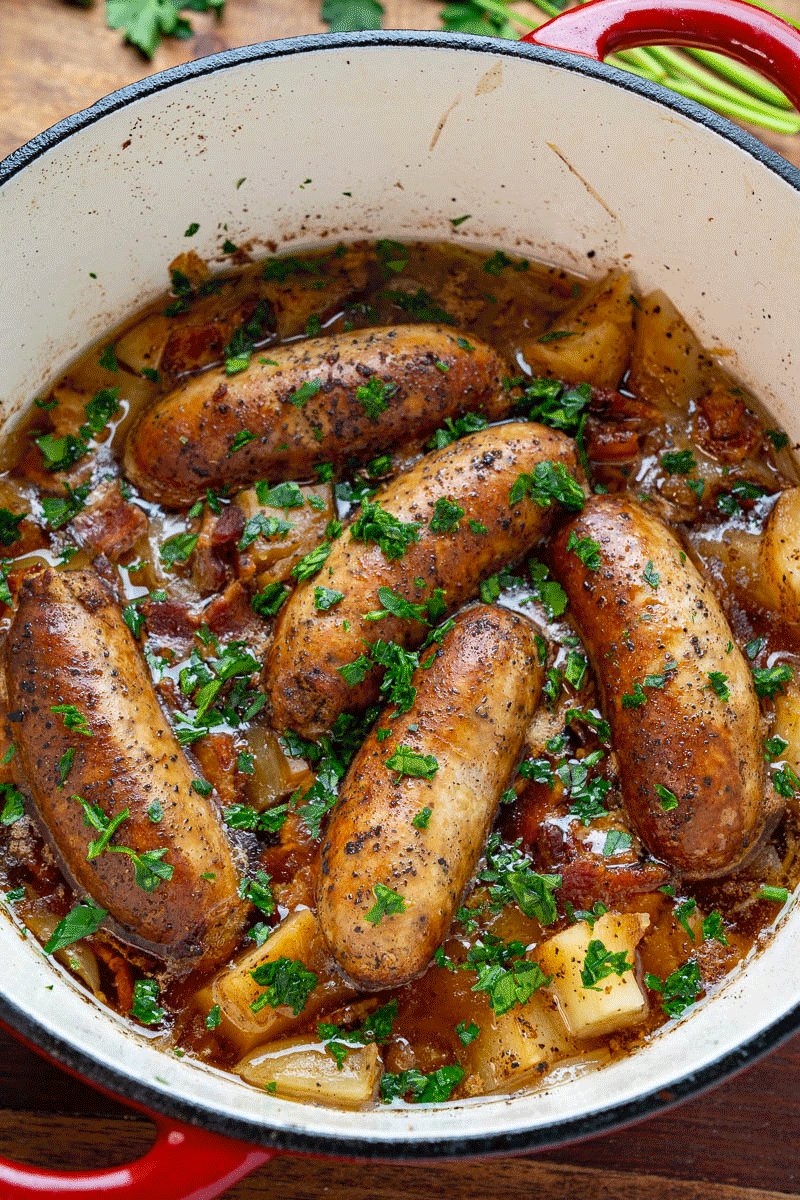 Dublin Coddle (Irish Sausage and Potato Stew) Dublin Coddle (Irish Sausage and Potato Stew)