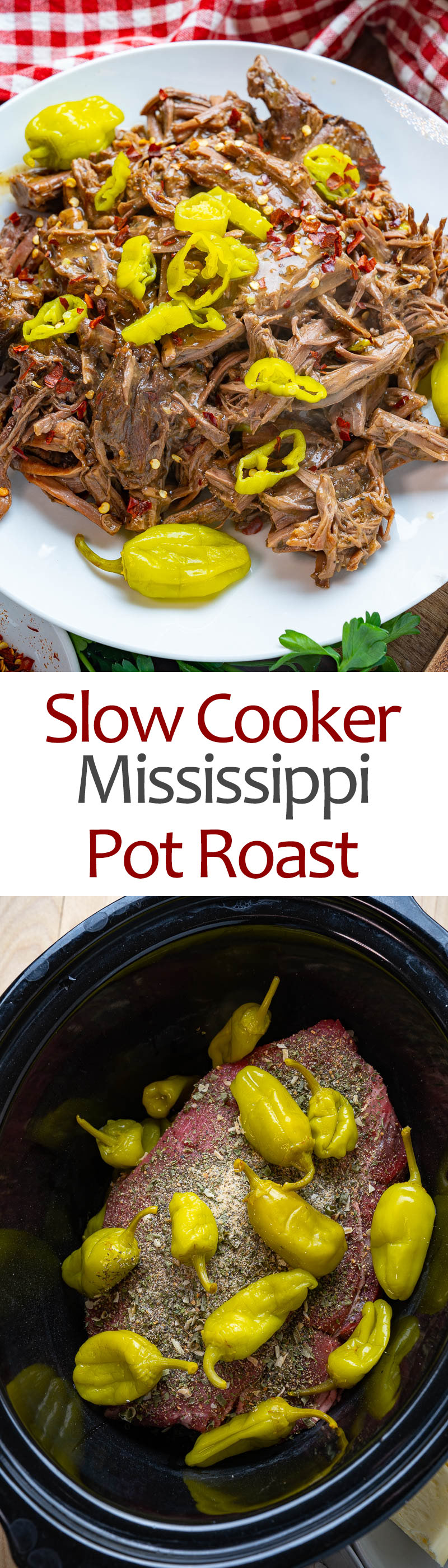 Slow Cooker Mississippi Pot Roast Slow Cooker Mississippi Pot Roast