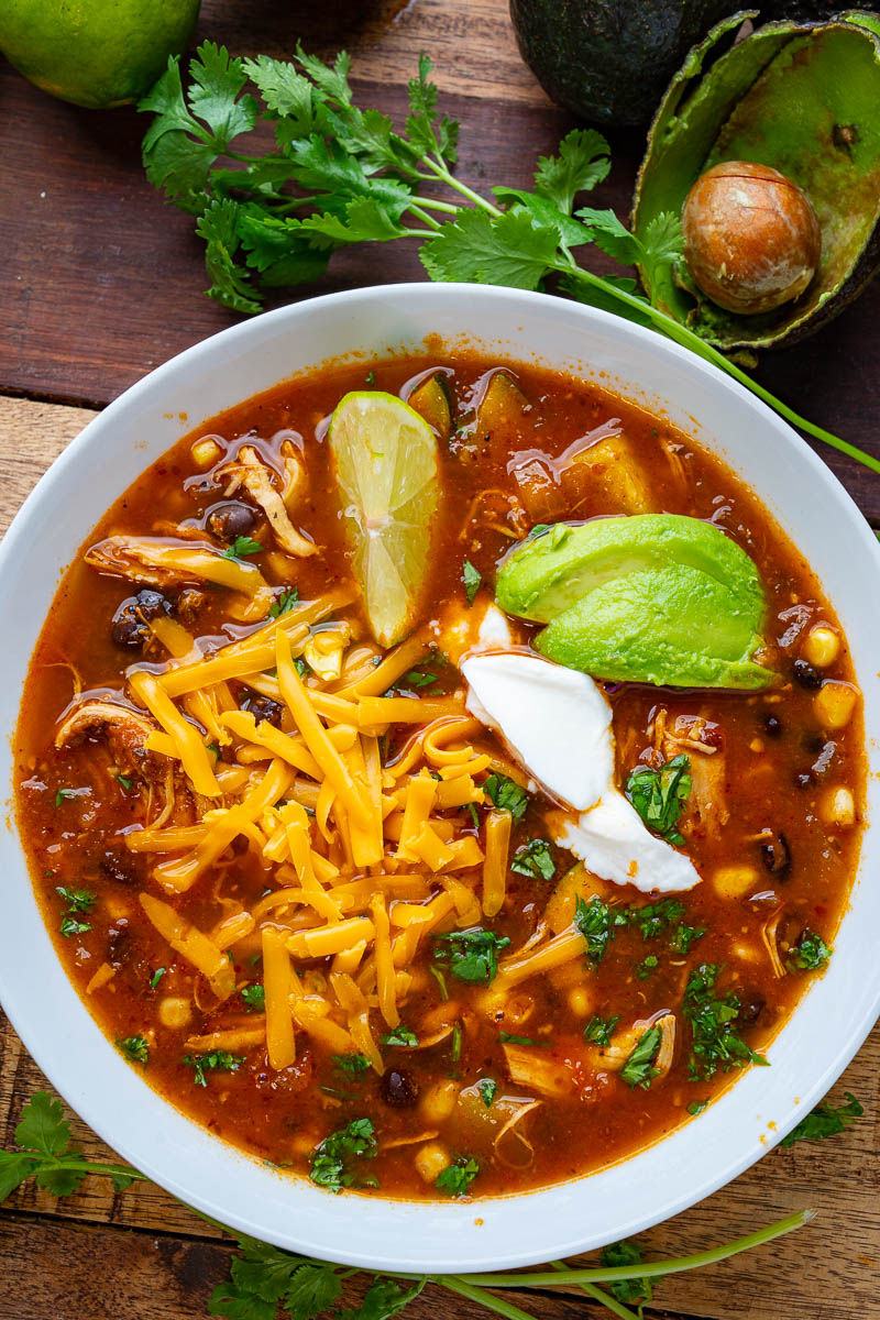 Creamy Chicken Enchilada Soup Creamy Chicken Enchilada Soup