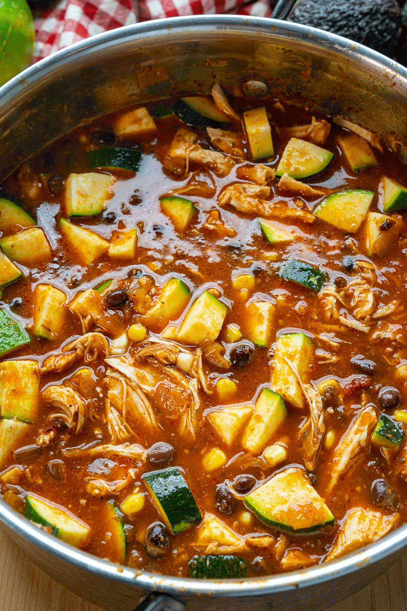 Creamy Chicken Enchilada Soup Creamy Chicken Enchilada Soup