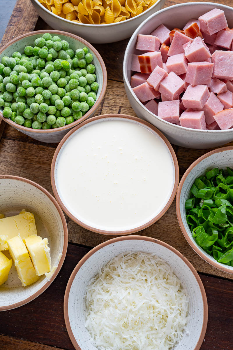 Creamy Ham and Pea Pasta Creamy Ham and Pea Pasta