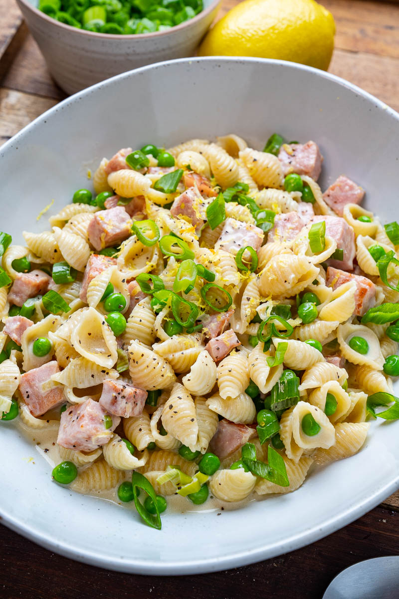 Creamy Ham and Pea Pasta Creamy Ham and Pea Pasta