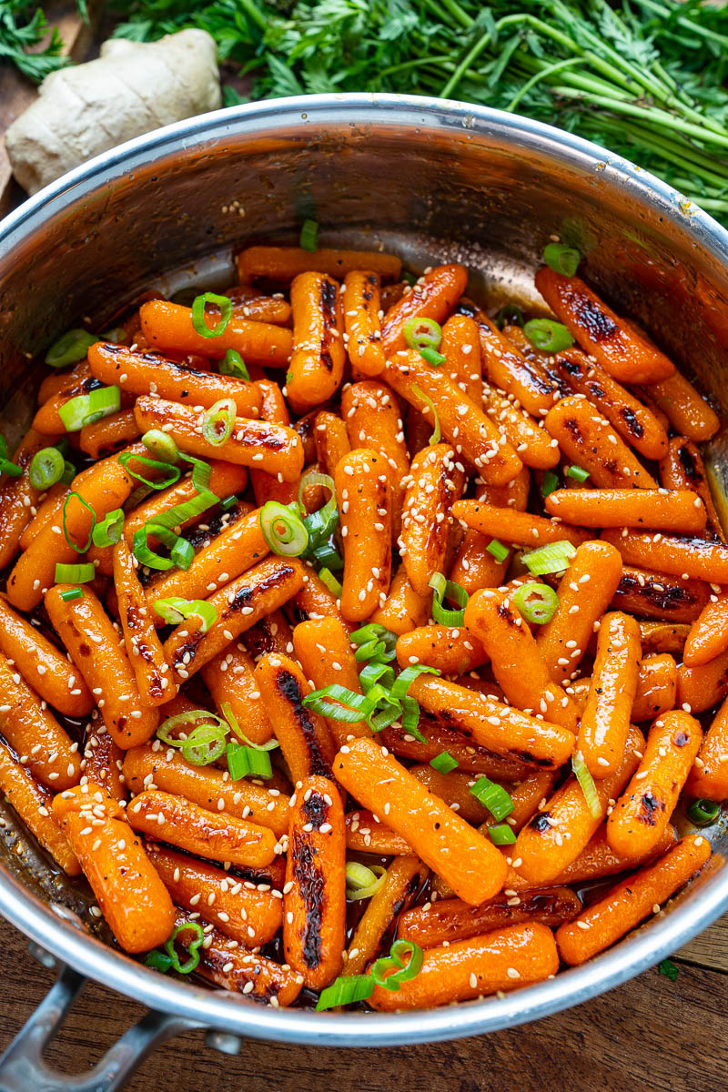 Honey Sesame Roasted Carrots Honey Sesame Roasted Carrots