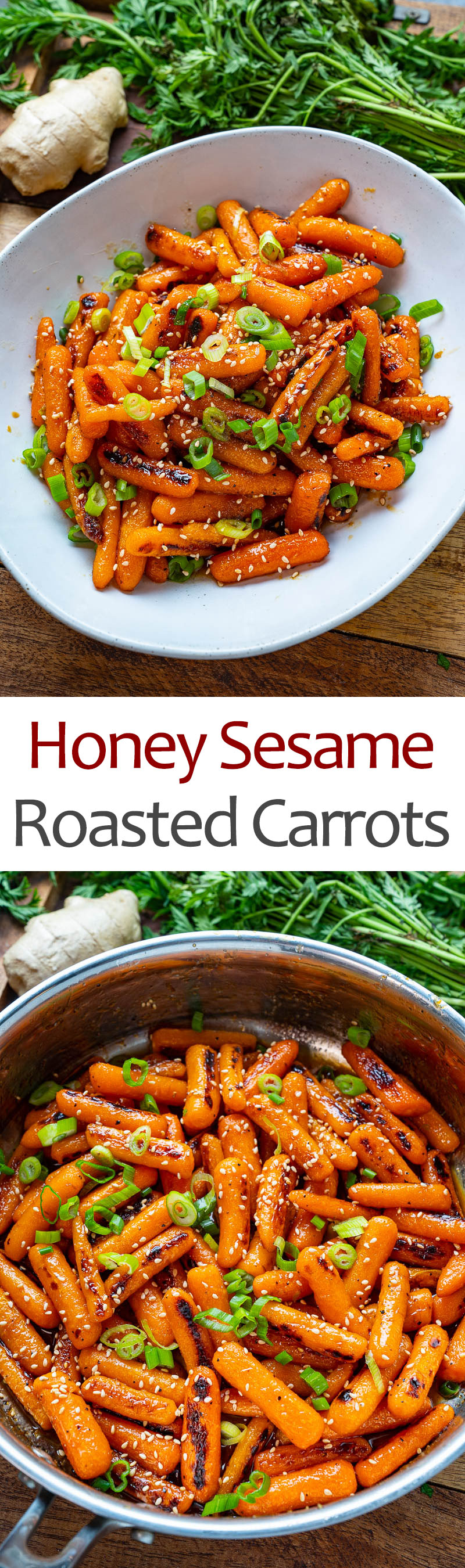 Honey Sesame Roasted Carrots Honey Sesame Roasted Carrots