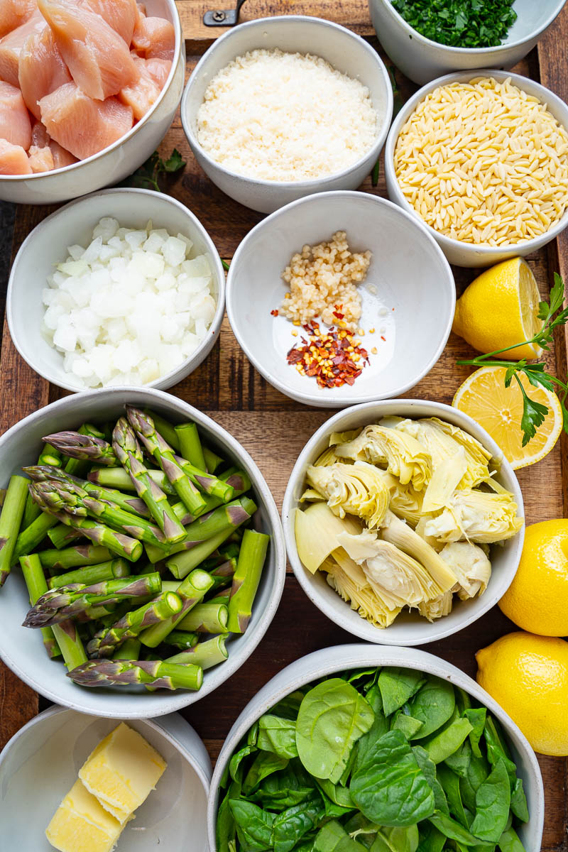 Chicken and Asparagus Spinach and Artichoke Pasta Chicken and Asparagus Spinach and Artichoke Pasta