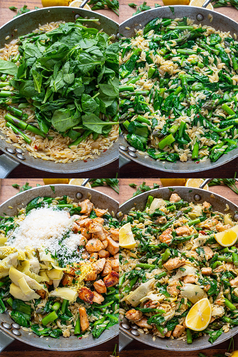 Chicken and Asparagus Spinach and Artichoke Pasta Chicken and Asparagus Spinach and Artichoke Pasta