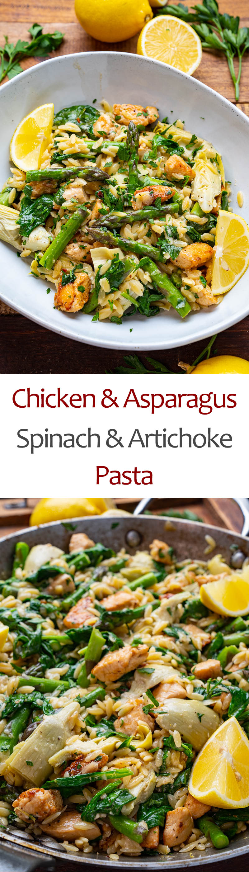 Chicken and Asparagus Spinach and Artichoke Pasta Chicken and Asparagus Spinach and Artichoke Pasta
