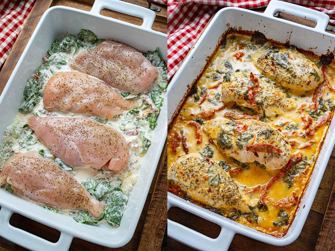 Creamy Parmesan and Sundried Tomato Baked Chicken Creamy Parmesan and Sundried Tomato Baked Chicken