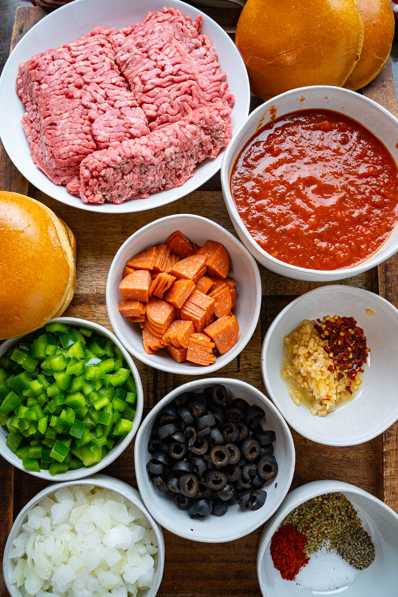 Pepperoni Pizza Sloppy Joes Pepperoni Pizza Sloppy Joes