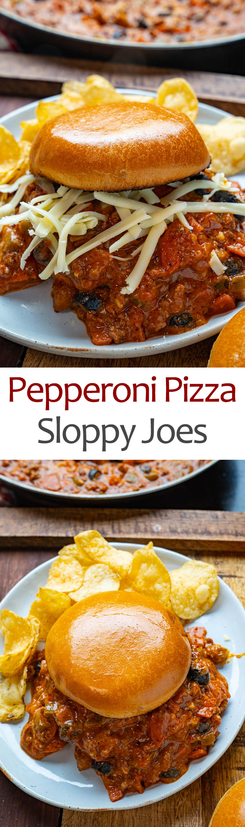 Pepperoni Pizza Sloppy Joes Pepperoni Pizza Sloppy Joes