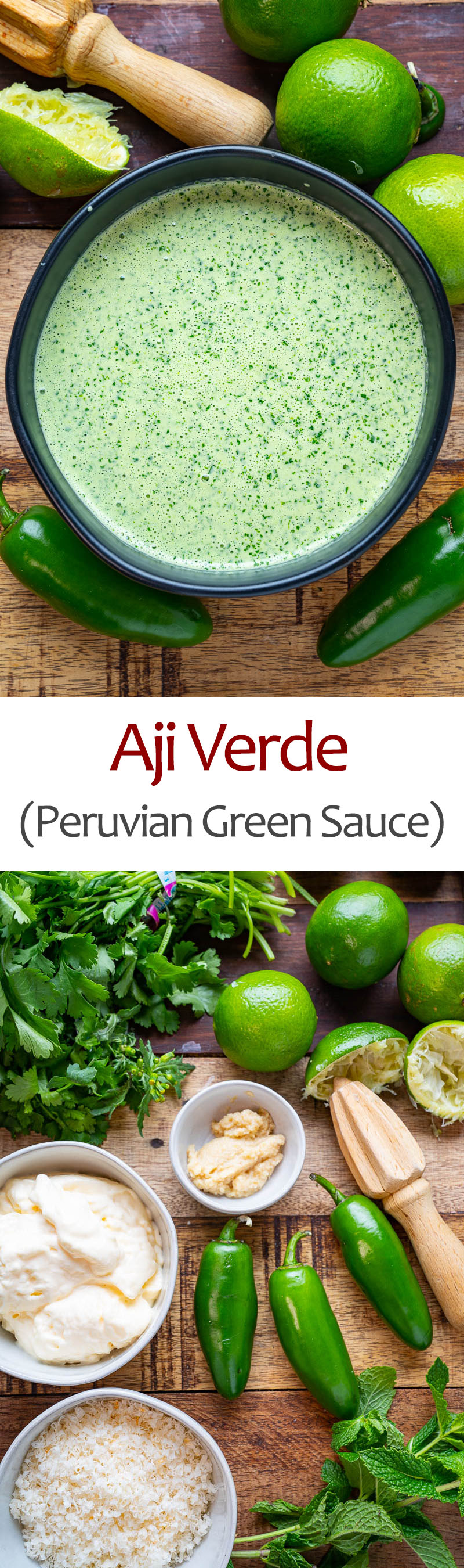 Aji Verde (Peruvian Green Sauce) Aji Verde (Peruvian Green Sauce)