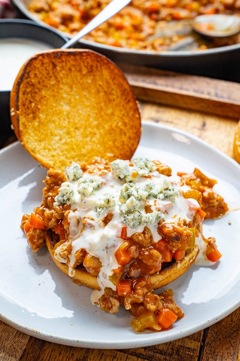 Buffalo Chicken Sloppy Joes Buffalo Chicken Sloppy Joes