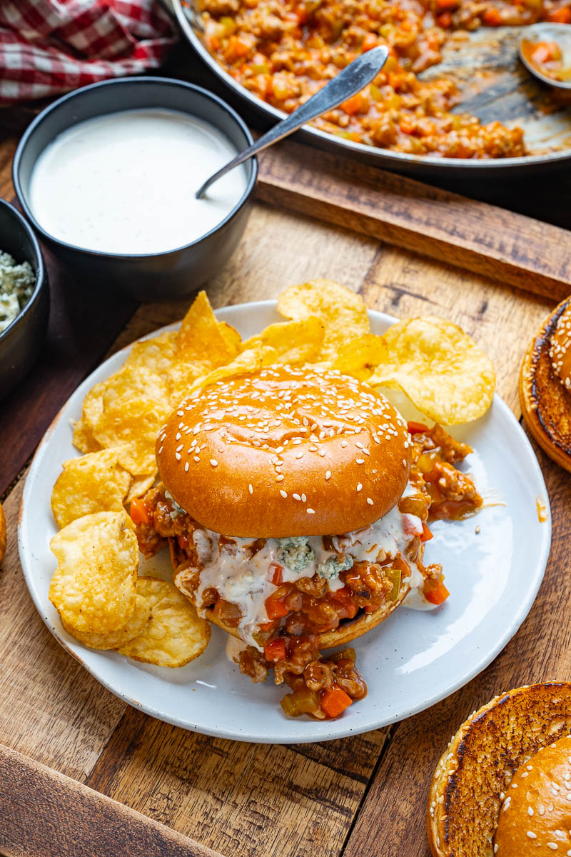 Buffalo Chicken Sloppy Joes Buffalo Chicken Sloppy Joes