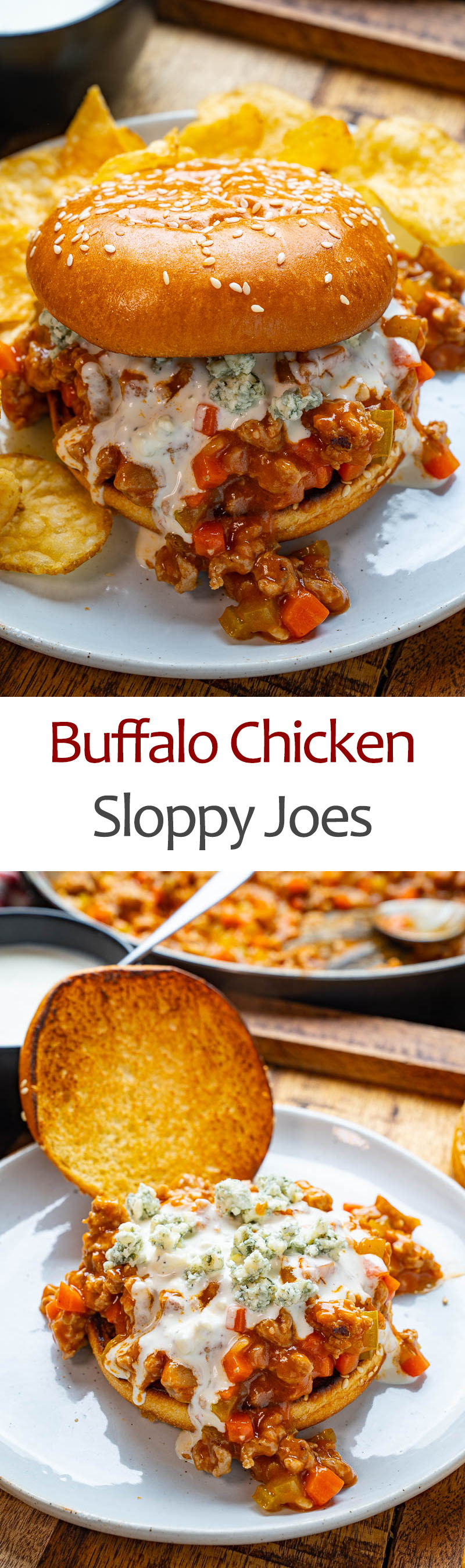 Buffalo Chicken Sloppy Joes Buffalo Chicken Sloppy Joes
