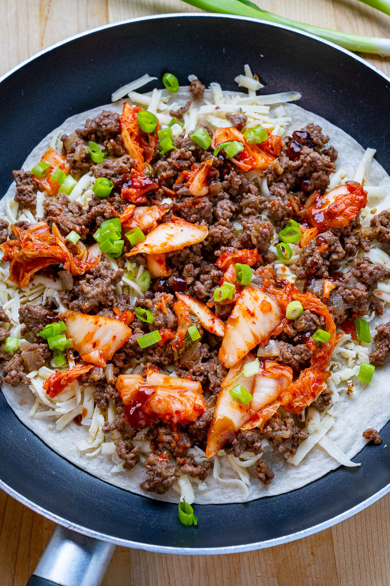 Korean BBQ Beef Quesadillas Korean BBQ Beef Quesadillas