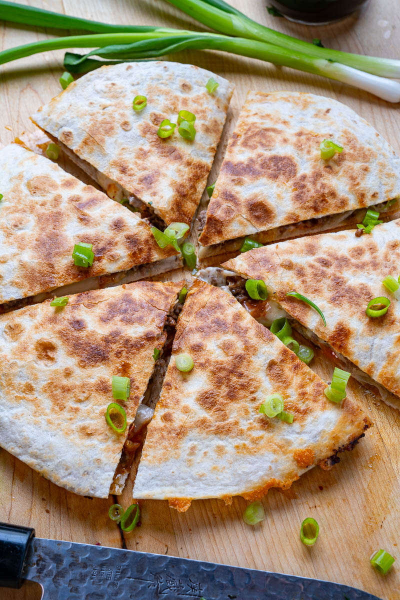 Korean BBQ Beef Quesadillas Korean BBQ Beef Quesadillas