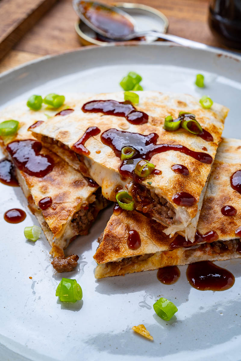 Korean BBQ Beef Quesadillas Korean BBQ Beef Quesadillas