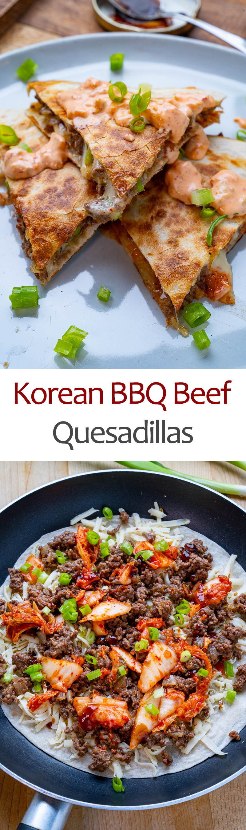 Korean BBQ Beef Quesadillas Korean BBQ Beef Quesadillas