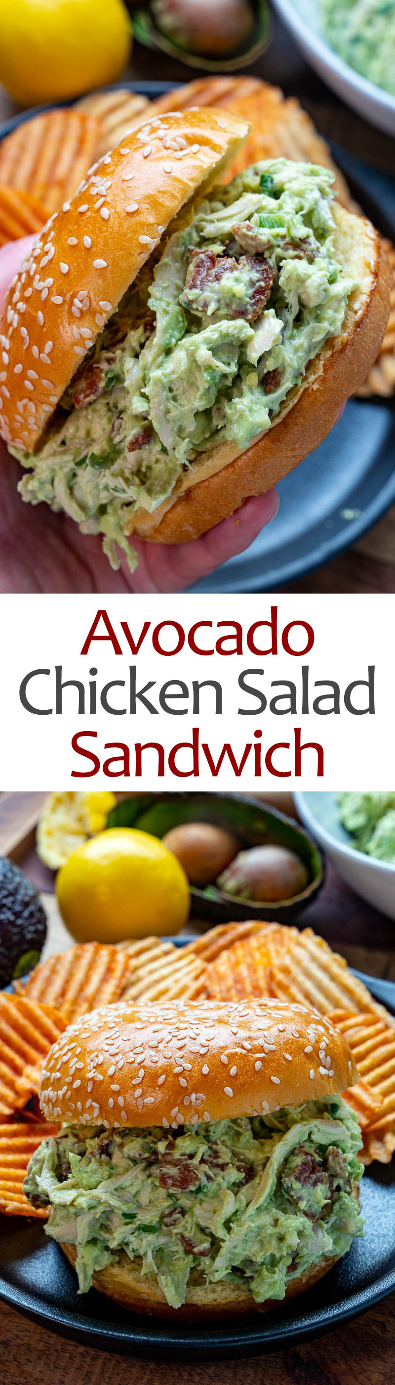 Avocado Chicken Salad Sandwich Avocado Chicken Salad Sandwich