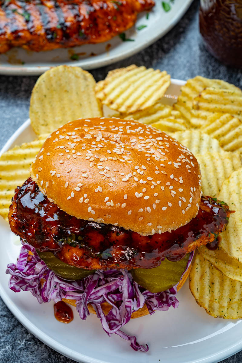 Honey Garlic BBQ Grilled Chicken Sandwich Honey Garlic BBQ Grilled Chicken Sandwich