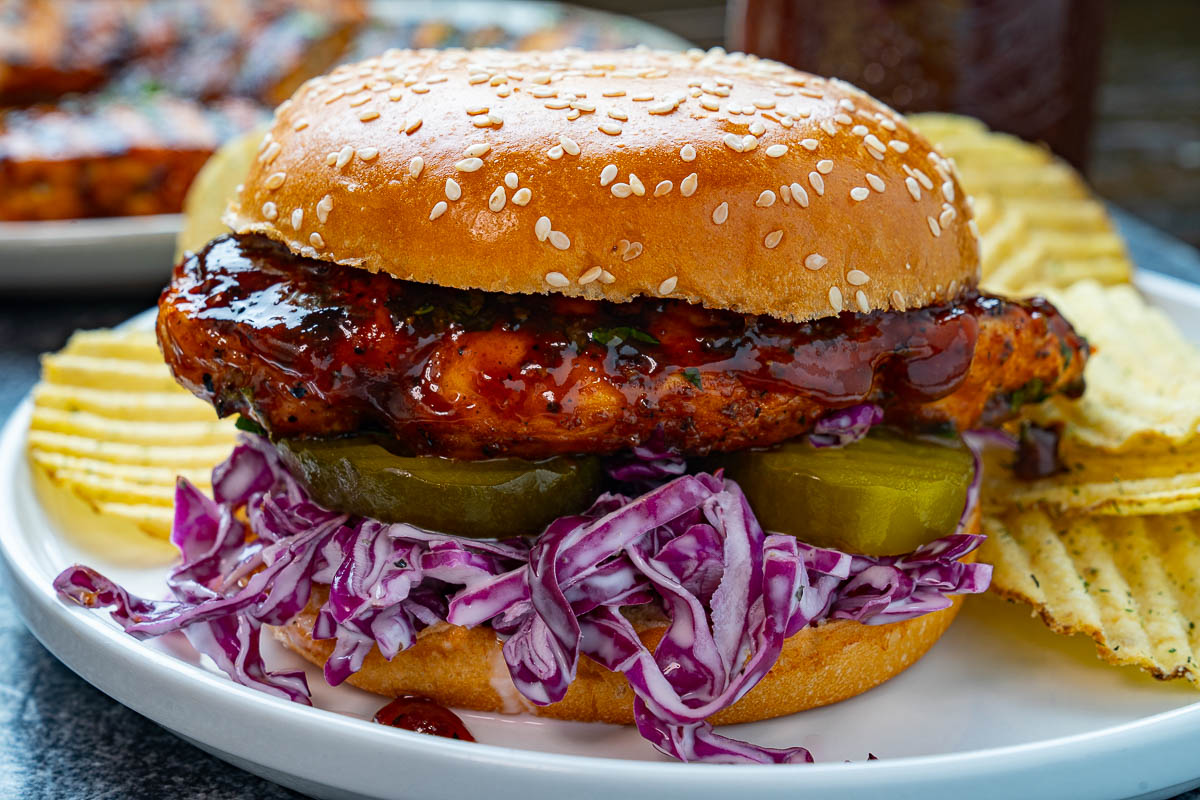 Honey Garlic BBQ Grilled Chicken Sandwich Honey Garlic BBQ Grilled Chicken Sandwich