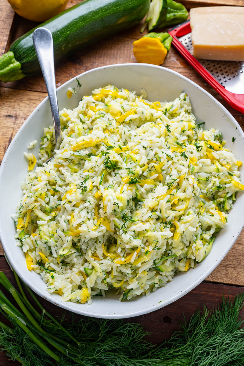 Parmesan Zucchini Rice Parmesan Zucchini Rice