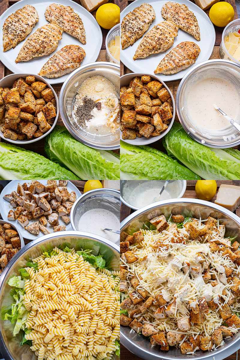 Chicken Caesar Pasta Salad Chicken Caesar Pasta Salad
