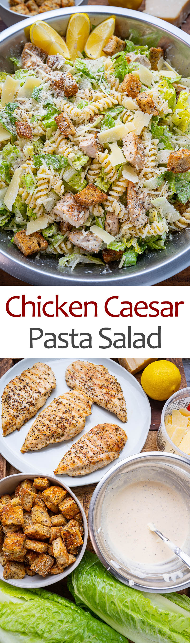 Chicken Caesar Pasta Salad Chicken Caesar Pasta Salad