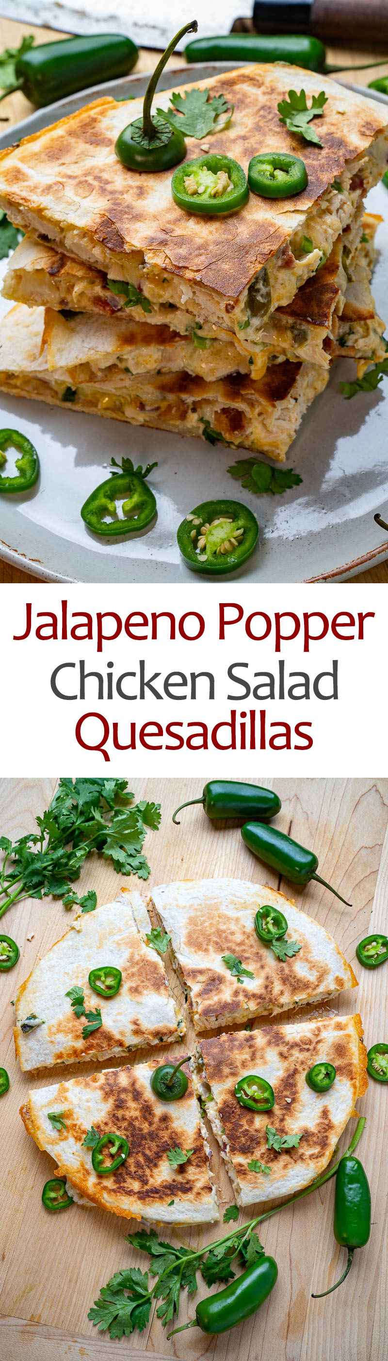 Jalapeno Popper Chicken Salad Quesadillas Jalapeno Popper Chicken Salad Quesadillas