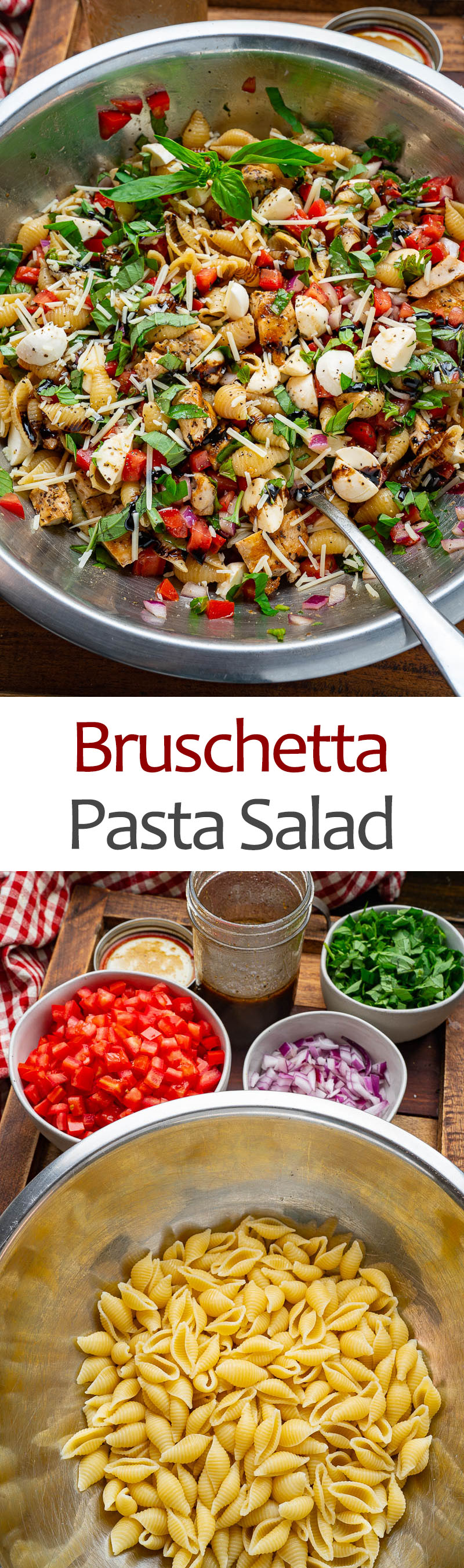 Grilled Chicken Bruschetta Pasta Salad Grilled Chicken Bruschetta Pasta Salad
