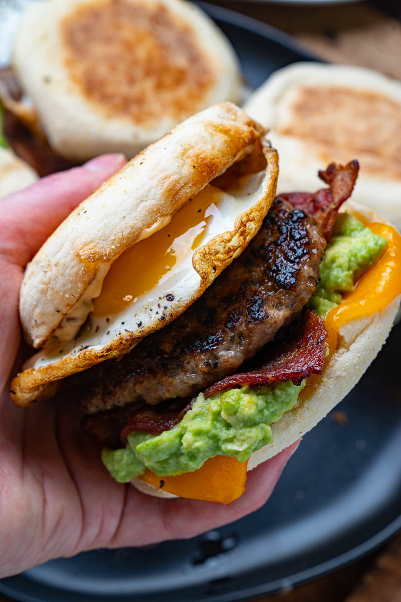 Loaded Breakfast Sandwich Loaded Breakfast Sandwich
