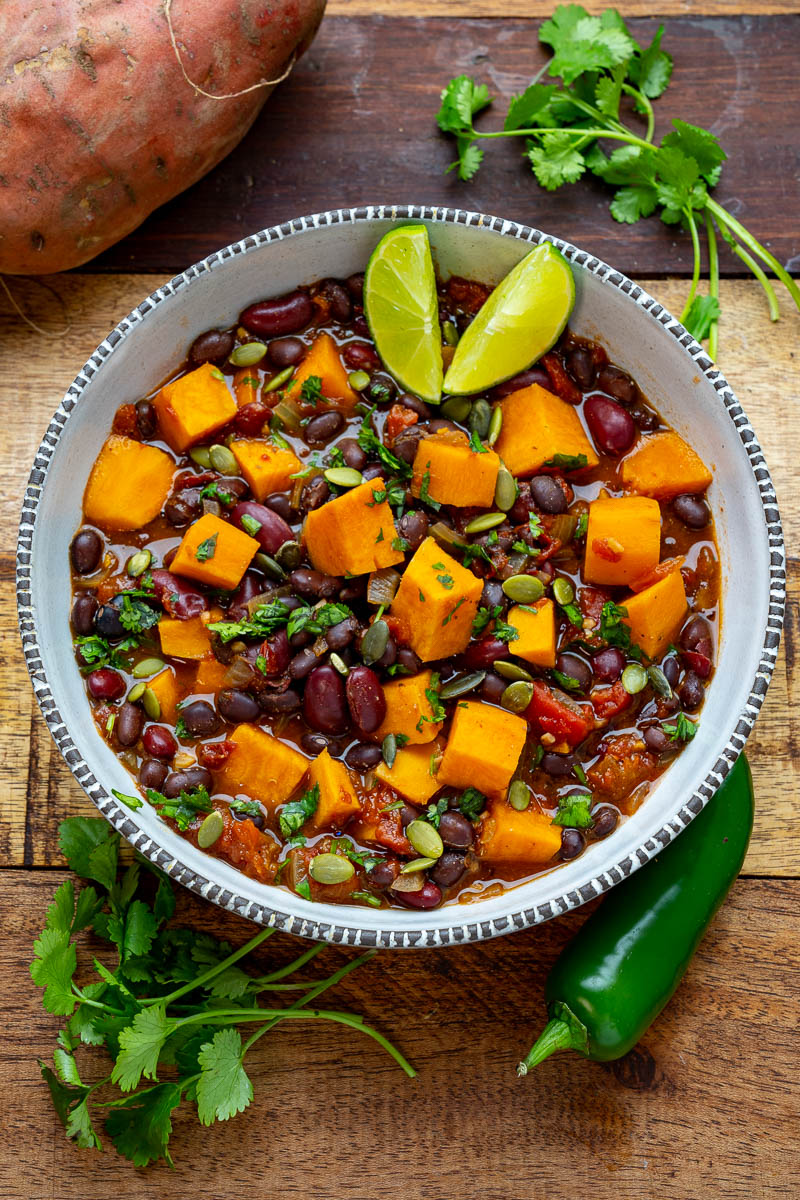 Sweet Potato and Black Bean Chili Sweet Potato and Black Bean Chili
