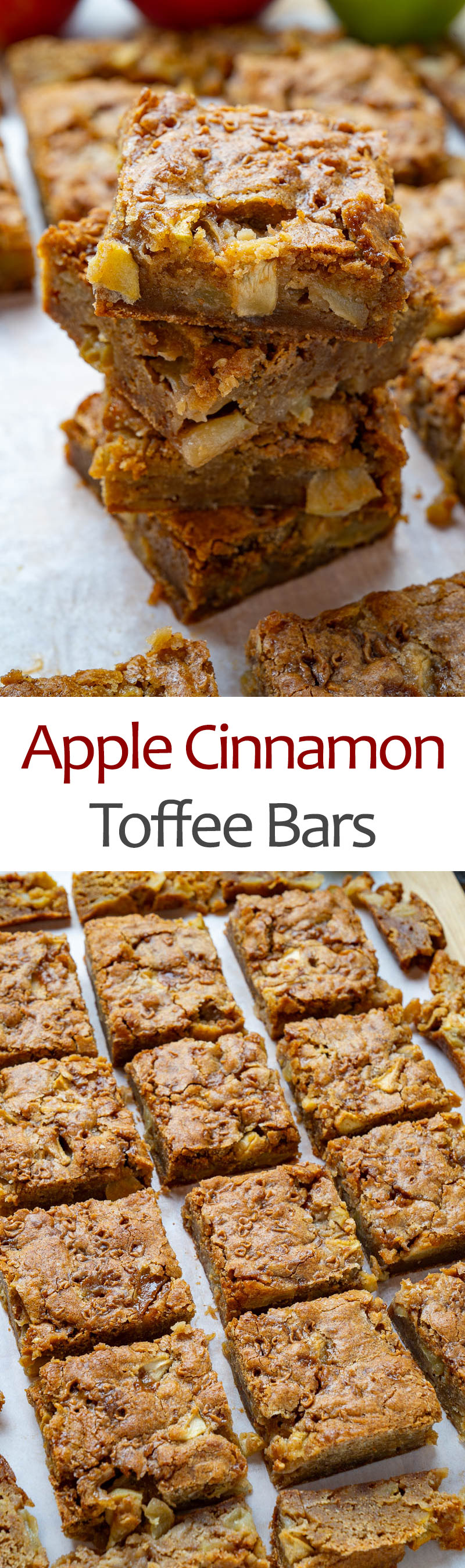 Apple Cinnamon Toffee Bars Apple Cinnamon Toffee Bars