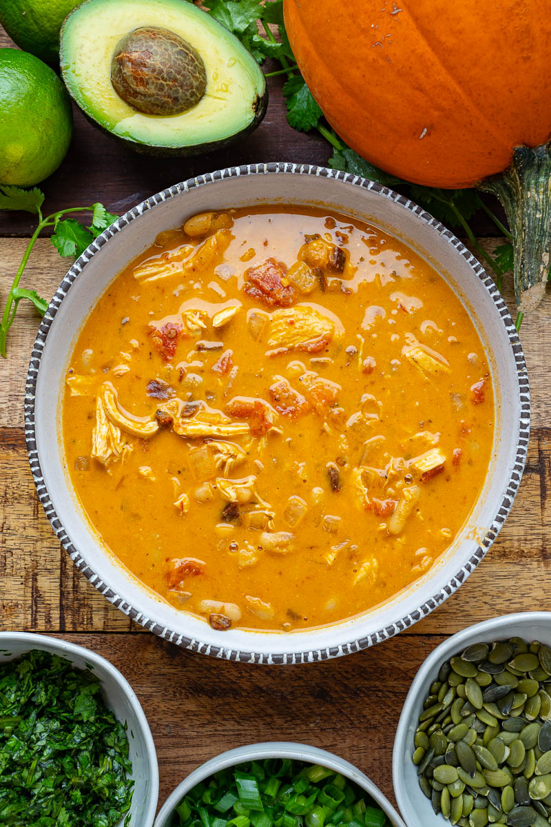 Pumpkin and White Bean Chicken Chili Pumpkin and White Bean Chicken Chili