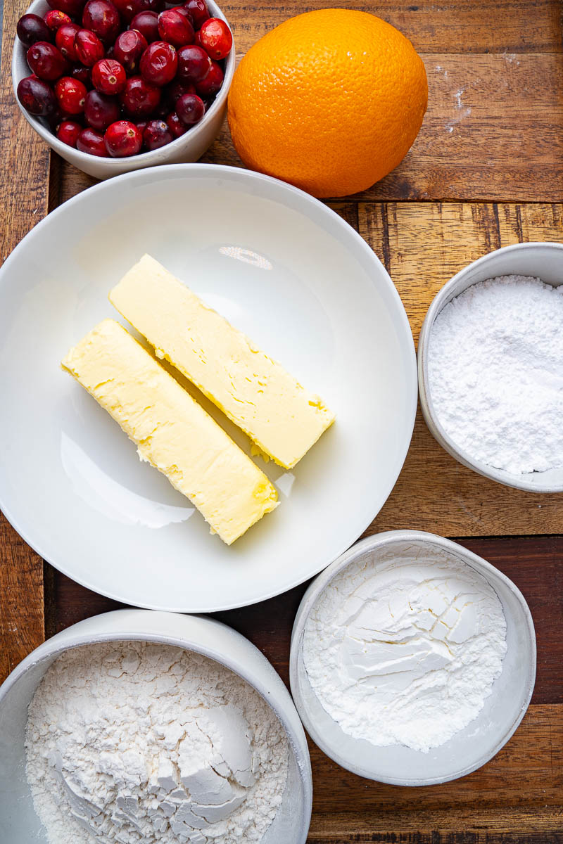 Cranberry Orange Shortbread Cookies Cranberry Orange Shortbread Cookies