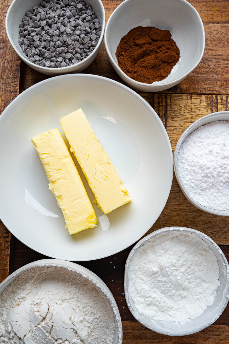 Espresso and Chocolate Chip Shortbread Cookies Espresso and Chocolate Chip Shortbread Cookies