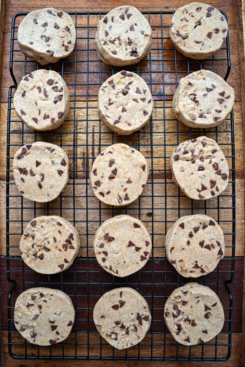 Espresso and Chocolate Chip Shortbread Cookies Espresso and Chocolate Chip Shortbread Cookies