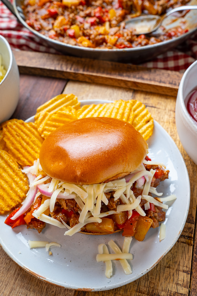 BBQ Chicken Pizza Sloppy Joes BBQ Chicken Pizza Sloppy Joes