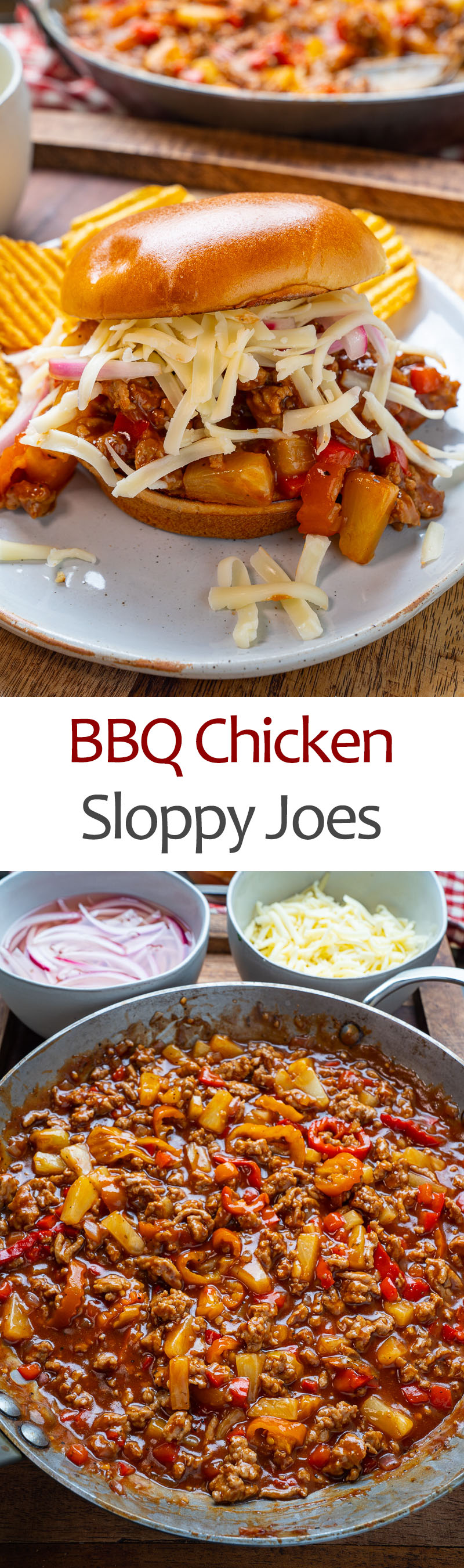 BBQ Chicken Pizza Sloppy Joes BBQ Chicken Pizza Sloppy Joes